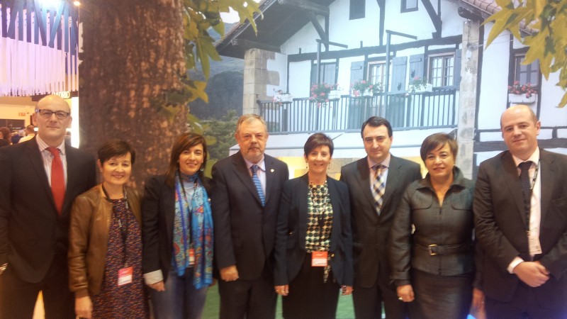 Presentación del stand de Euskadi en Fitur