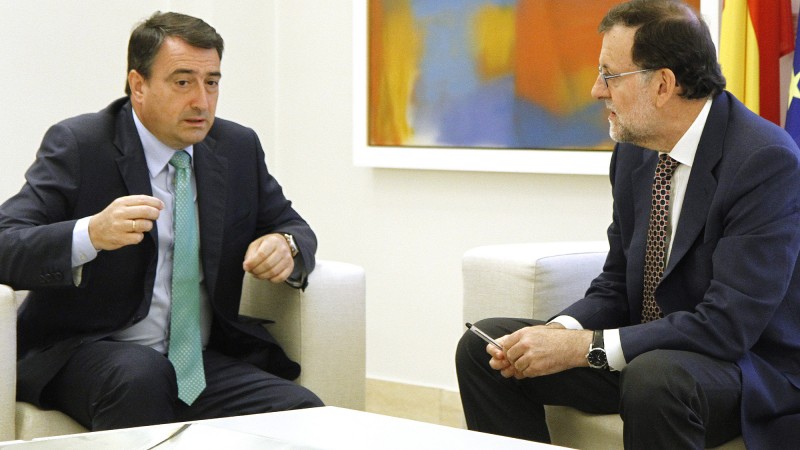 Reunión Aitor Esteban y Mariano Rajoy