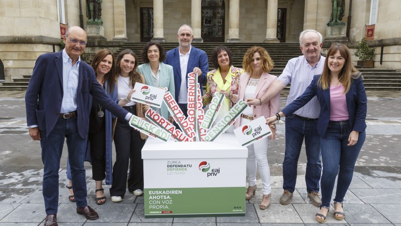 23-J Presentación de las candidaturas de EAJ-PNV al Congreso y Senado por Araba