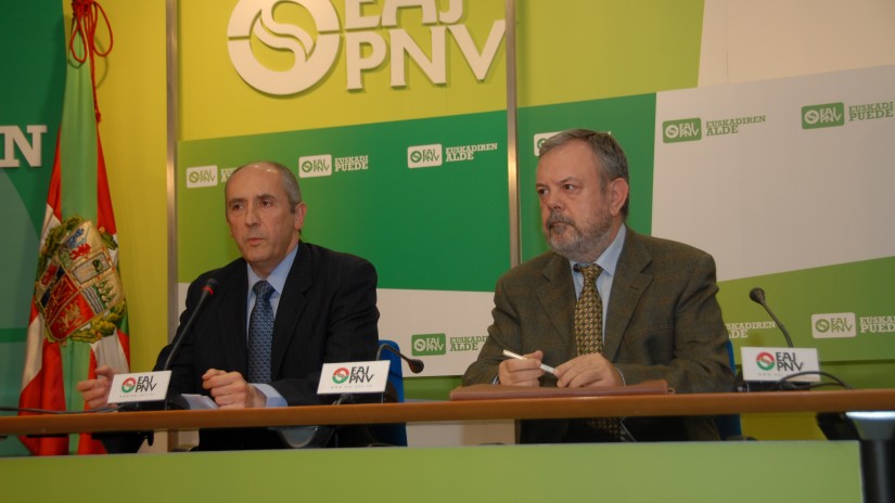 Josu Erkoreka y Pedro Azpiazu EAJ-PNV