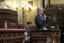 Josu Erkoreka se dirige a Mariano Rajoy desde la tribuna del Congreso de los Diputados