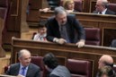 Josu Erkoreka, Aitor Esteban, Emilio Olabarria, Arantza Tapia y Pedro Azpiazu en el Congreso