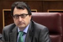 Aitor Esteban, diputado del Grupo Vasco EAJ-PNV por Bizkaia, en su escaño del Congreso