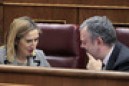 Pedro Azpiazu con la ministra de Fomento, Ana Pastor