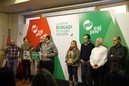 Joseba Agirretxea y Mª Eugenia Iparragirre en Bergara