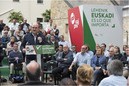 Acto en Bergara. Joseba Agirretxea, Joseba Egibar, Andoni Ortuzar