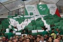 Bilbao. Mitin Plaza Arriaga. Andoni Ortuzar, Iñigo Urkullu, Aitor Esteban, Joseba Agirretxea, Mikel Legarda