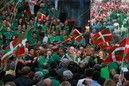 Bilbao. Mitin Plaza Arriaga. Andoni Ortuzar, Iñigo Urkullu, Aitor Esteban, Joseba Agirretxea, Mikel Legarda