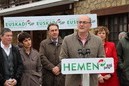 Acto sectorial infraestructuras ferroviarias. Joseba Agirretxea, Maribel Vaquero. Beasain