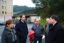  El Grupo vasco junto con el Alcalde de Ugao Miraballes Ekaitz Mentxaka
