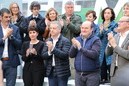 Mitin Donostia. Joseba Agirretxea, Maribel Vaquero, Eneko Goia, Iñigo Urkullu, Andoni Ortuzar